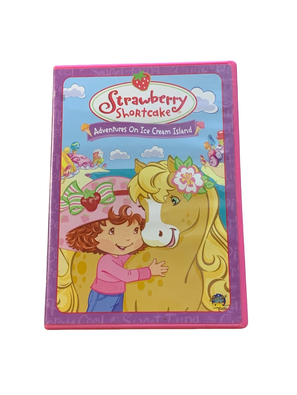 Strawberry Shortcake Adventures on Ice Cream Island DVD 2004 Pink Case